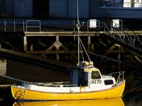 Boot mit Spiegelbild bei Hafnarfjörður